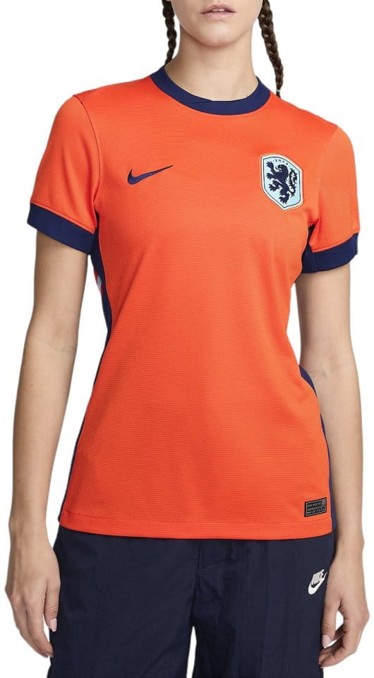 Dámský domácí dres s krátkým rukávem Nike Dri-FIT Nizozemsko Stadium 2024