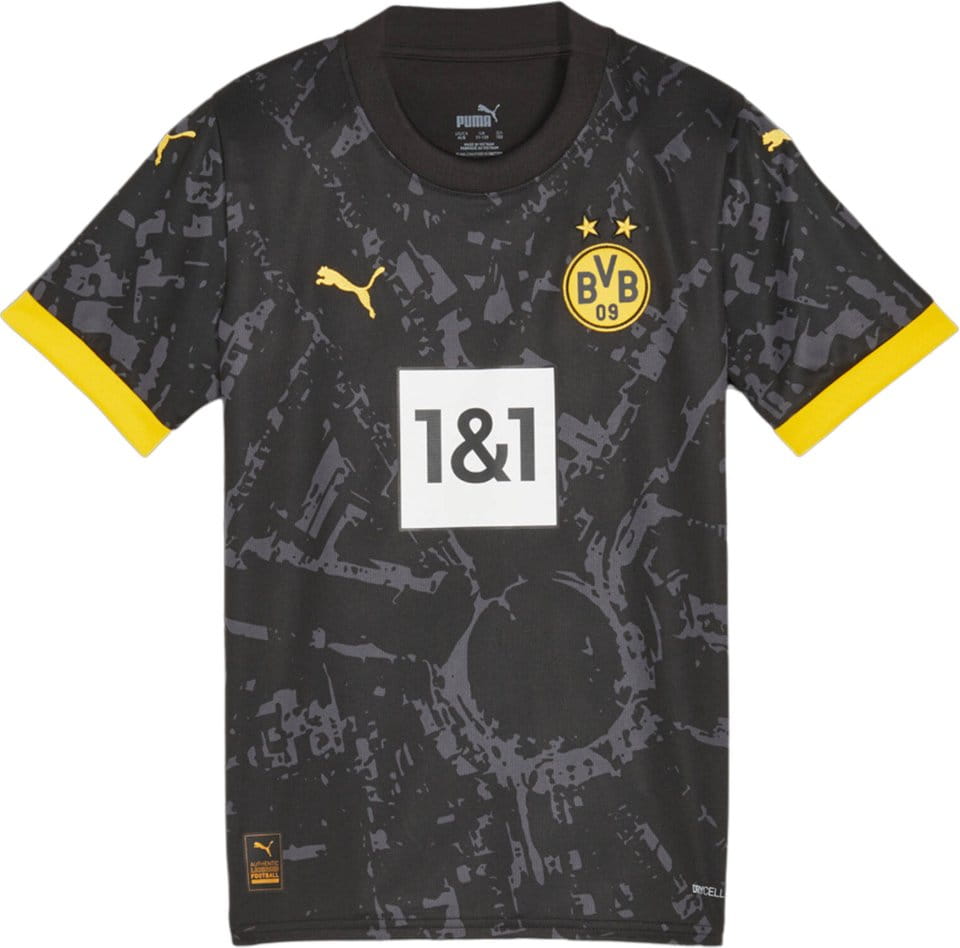 Dětský hostující dres s krátkým rukávem Puma Borussia Dortmund 2023/24