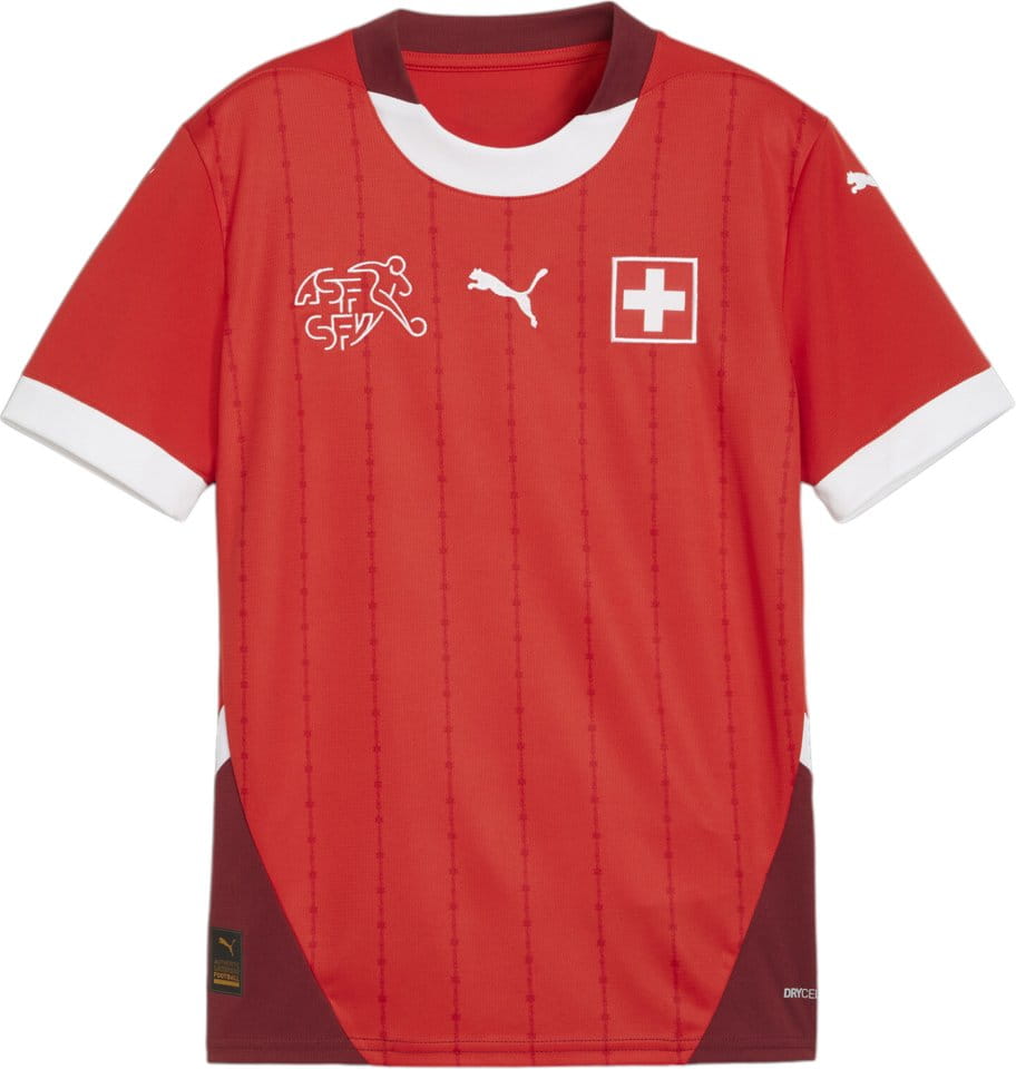Dětský dres s krátkým rukávem Puma Švýcarsko 2024, domácí