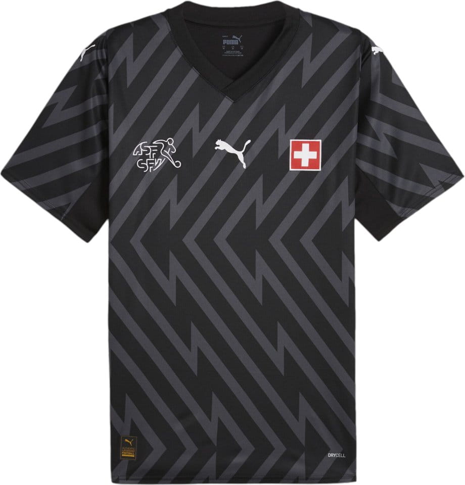 Pánský dres s krátkým rukávem Puma Švýcarsko 2024, brankářský