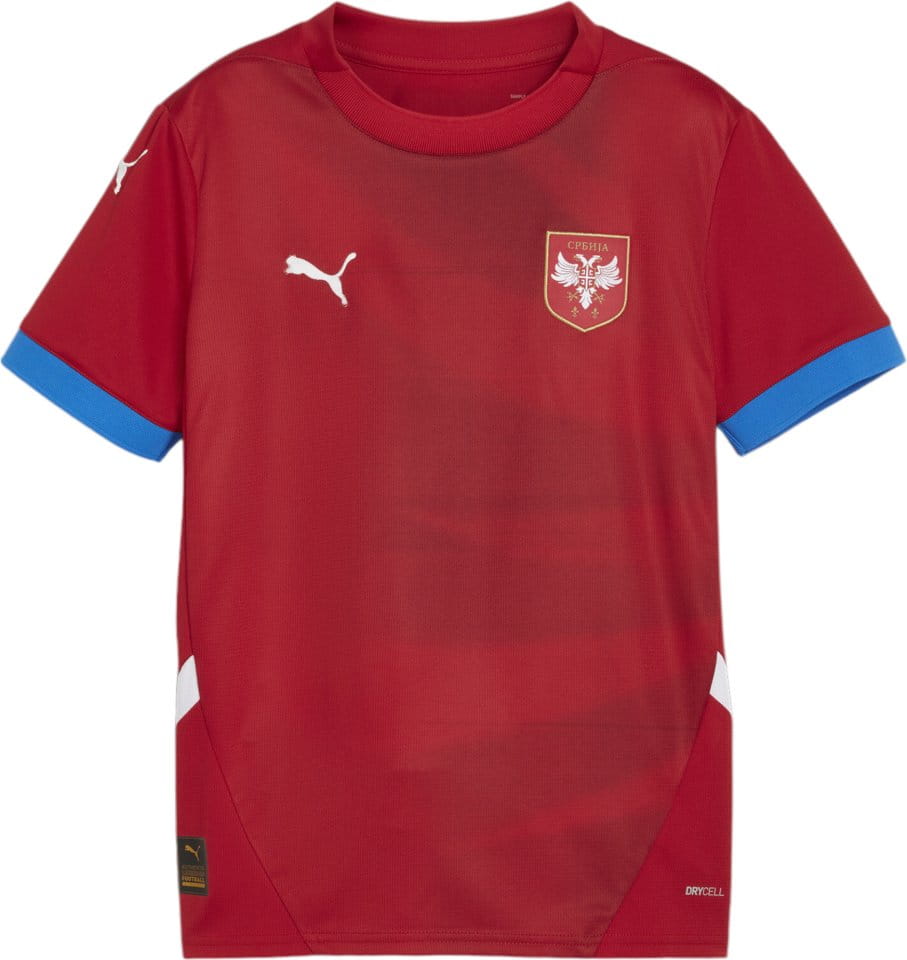 Dětský domácí dres s krátkým rukávem Puma Srbsko 2024