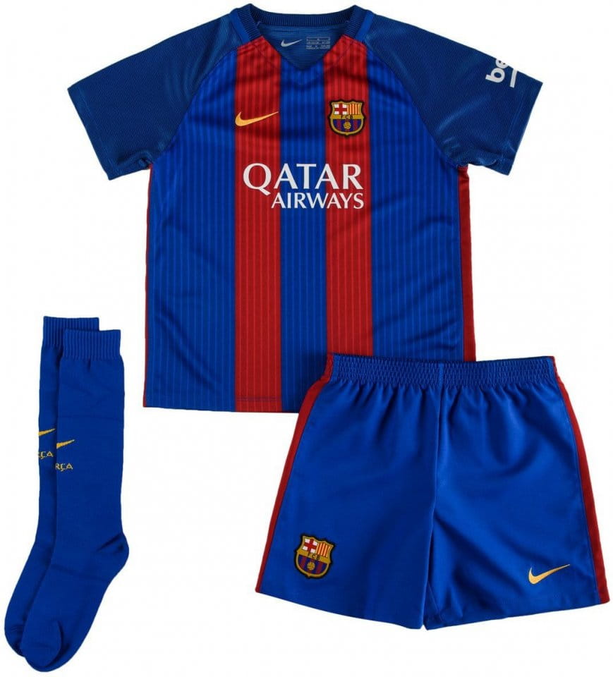 Dětská fotbalová sada Nike FC Barcelona domácí 2016/2017
