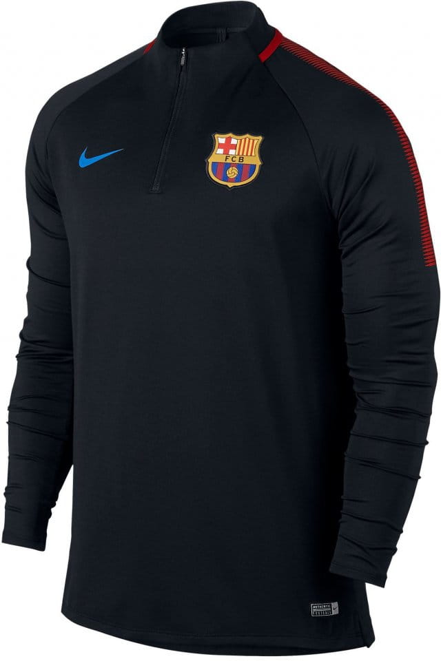 Pánský fotbalový top s dlouhým rukávem Nike FC Barcelona Dry Squad Drill