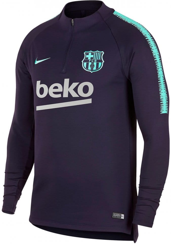 Pánský fotbalový top s dlouhým rukávem Nike FC Barcelona