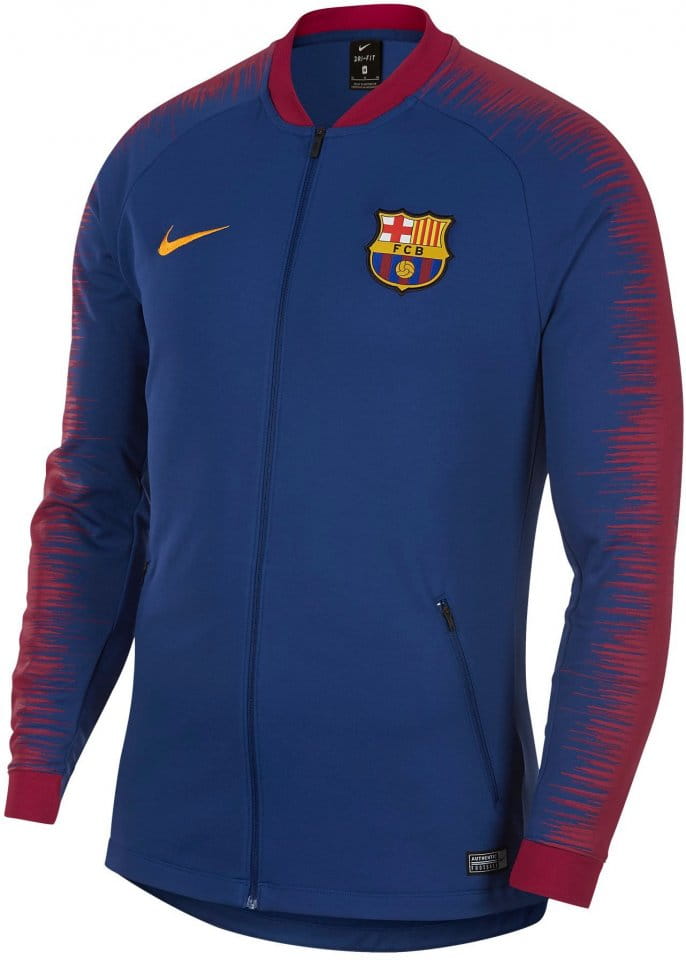 Pánská fotbalová bunda Nike Anthem FC Barcelona