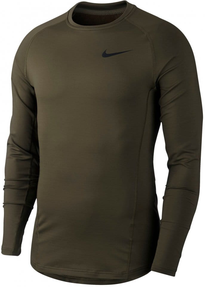Pánské tréninkové triko s dlouhým rukávem Nike Pro Warm