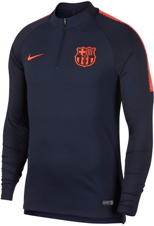 Pánský fotbalový top s dlouhým rukávem Nike FC Barcelona