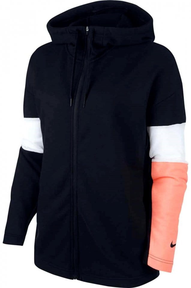 Dámská mikina s kapucí Nike Dry FZ Colorblock Graphic