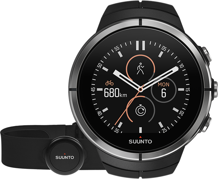 Chytré hodinky s hrudním pásem Suunto Spartan Ultra Black