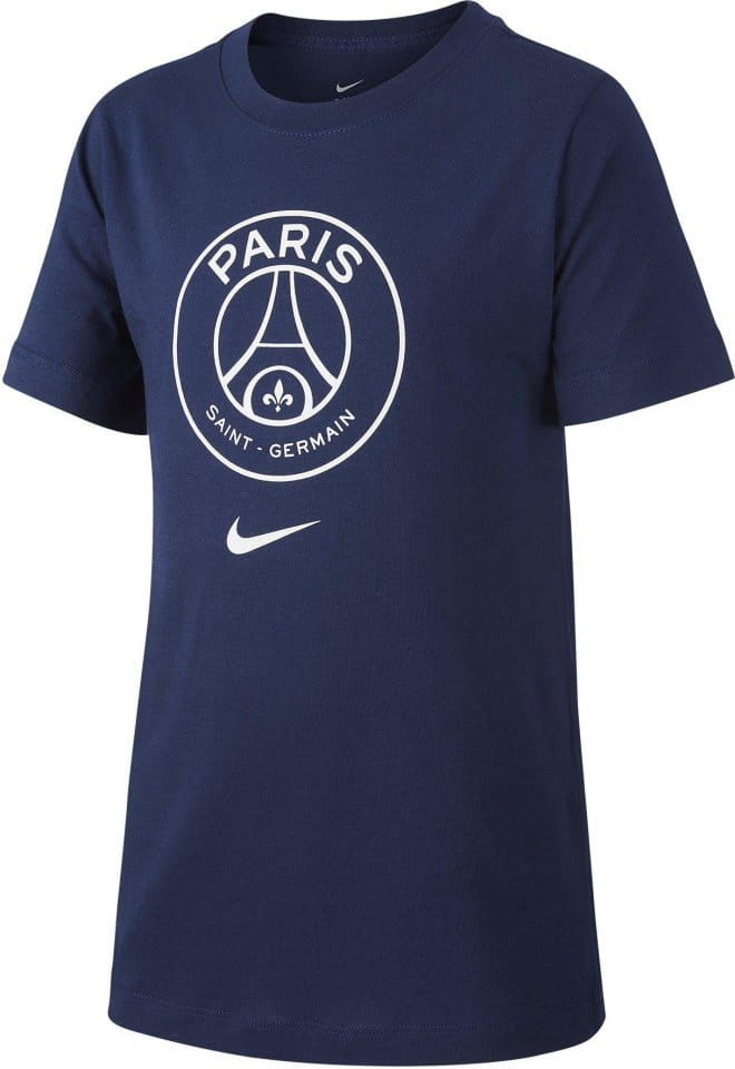 Dětské tričko s krátkým rukávem Nike Paris Saint-Germain Crest