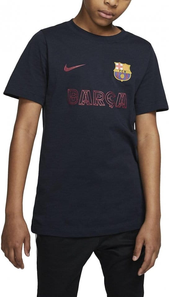 Dětské tričko s krátkým rukávem Nike FC Barcelona Core
