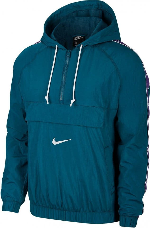 Pánská tkaná bunda s kapucí Nike Sportswear Swoosh