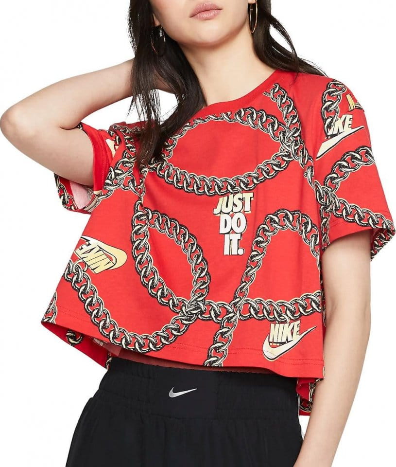 Dámské zkrácené tričko Nike Sportswear Icon Clash