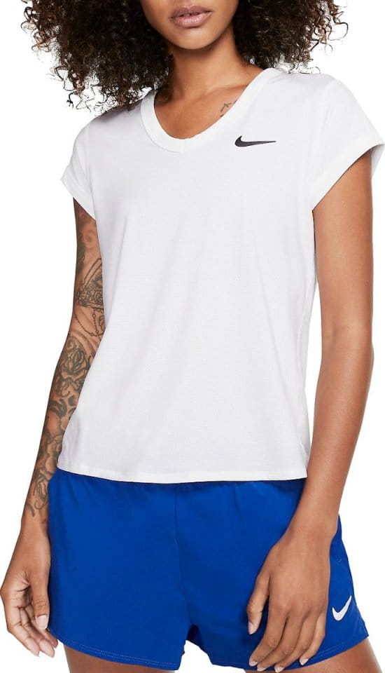 Dámský tenisový top s krátkým rukávem Nike Court Dri-FIT