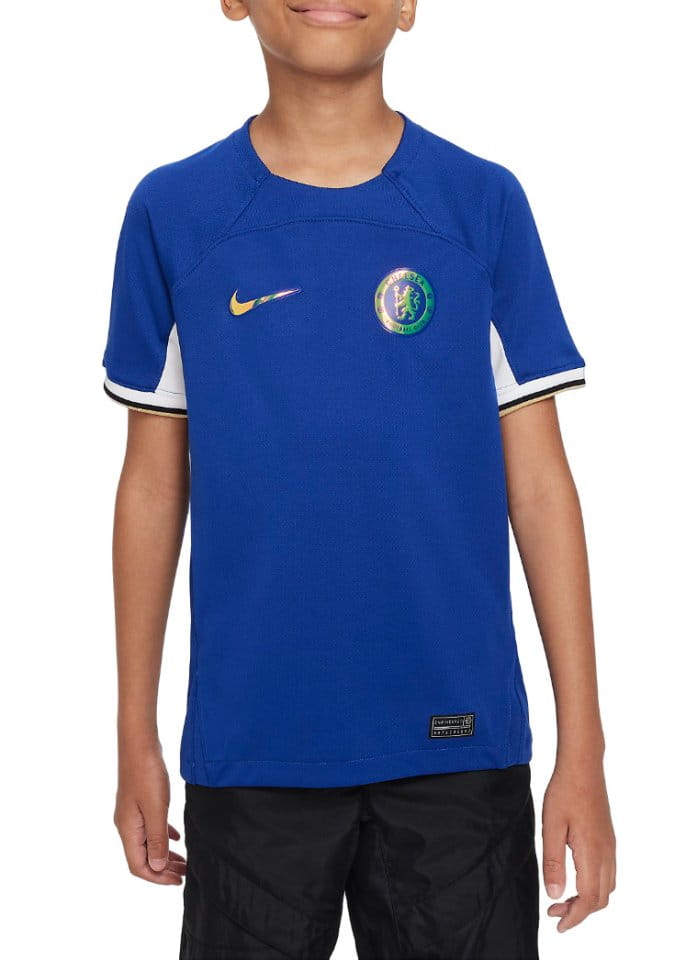 Dětský domácí dres s krátkým rukávem Nike Chelsea Stadium 2023/24
