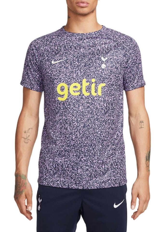 Pánské předzápasové fotbalové tričko s krátkým rukávem Nike Dri-FIT Tottenham Academy Pro