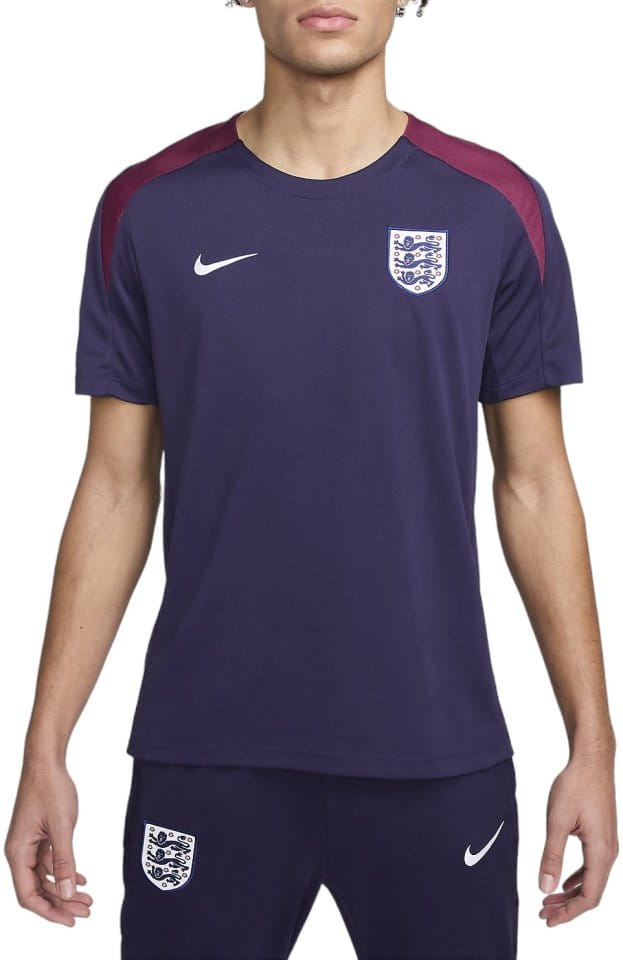 Pánské pleteninové fotbalové tričko s krátkým rukávem Nike Dri-FIT Anglie Strike