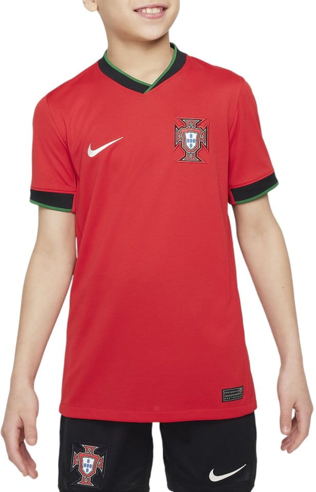 Dětský domácí dres s krátkým rukávem Nike Dri-FIT Portugalsko Stadium