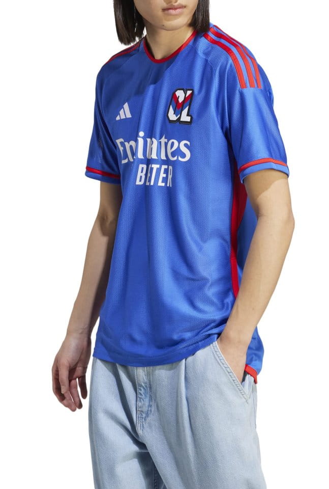 Pánský hostující dres s krátkým rukávem adidas Olympique Lyon 2023/24