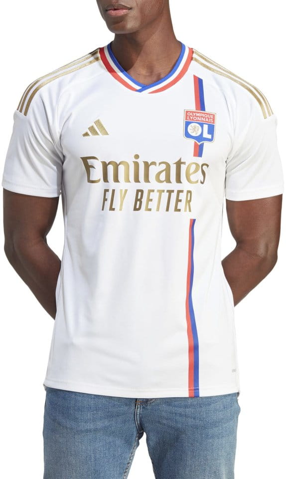 Pánský domácí dres s krátkým rukávem adidas Olympique Lyon 2023/24