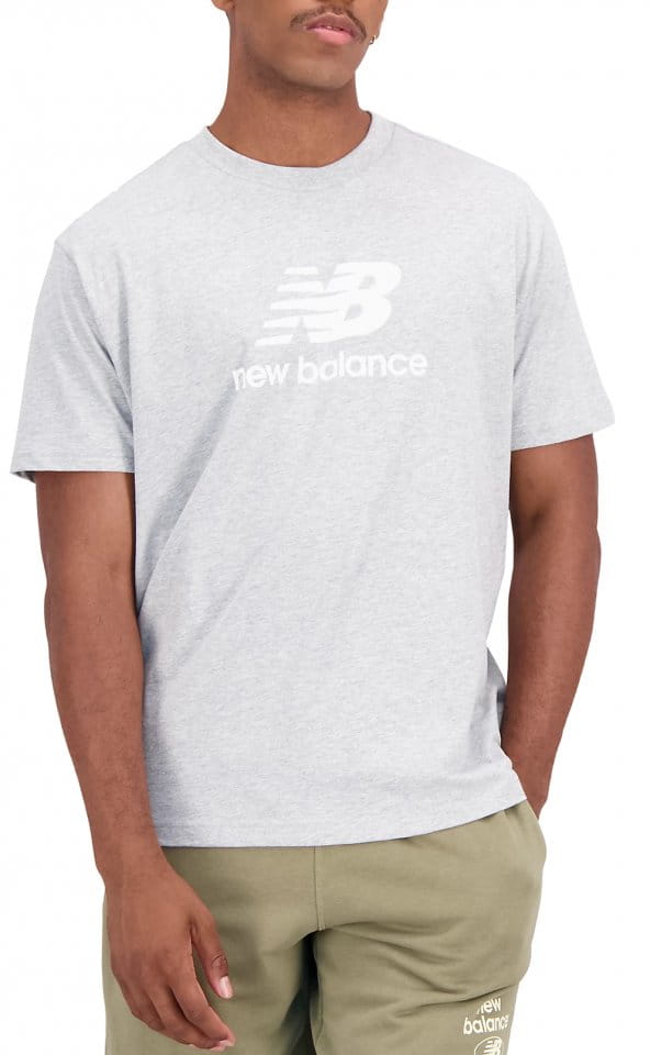 Pánské tričko s krátkým rukávem New Balance Essentials Stacked Logo