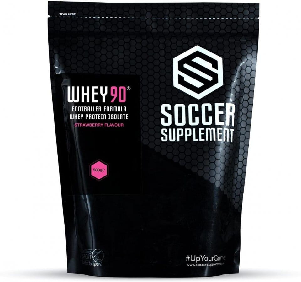 Jahodový protein WHEY90 500g Soccer Supplement