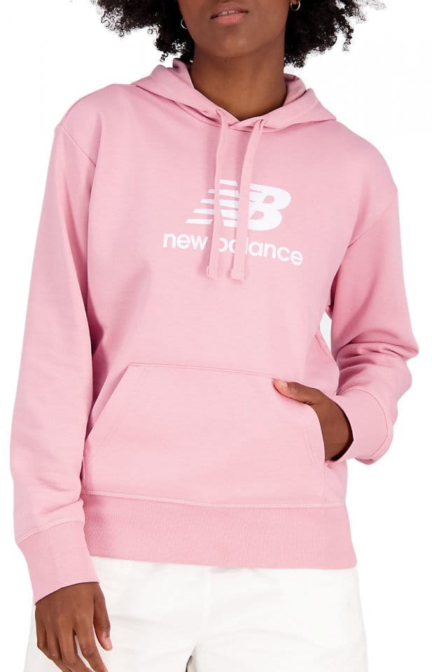 Dámská mikina s kapucí New Balance Essentials Stacked Logo